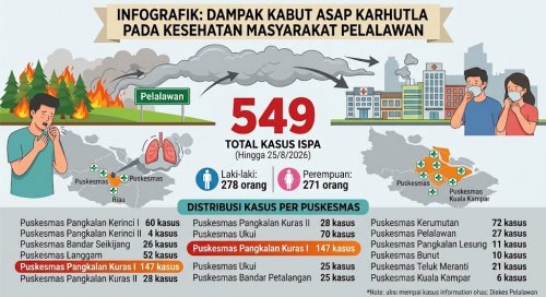 ISPA di Kabupaten Pelalawan meningkat akibat kabut asap.(ilustrasi/halloriau.com)