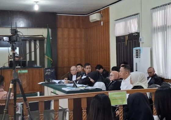 Sidang eks Pj Walikota Risnandar Mahiwa cs kembali digelar di PN Tipikor Pekanbaru.