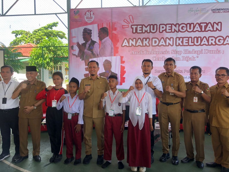 Walikota Pekanbaru, Agung Nugroho, hadir langsung saat MPLS Sekolah Rakyat (foto/dini)