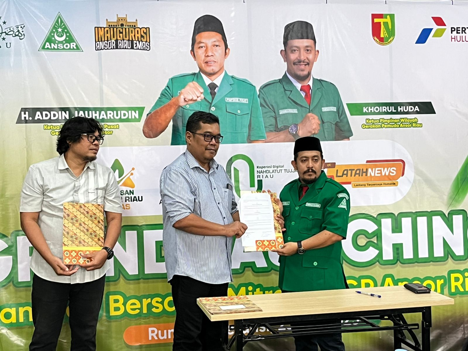 Gebrakan baru GP Ansor Riau, tata dan kelola organisasi guna ekonomi kuat dan mapan (foto/Yuni)