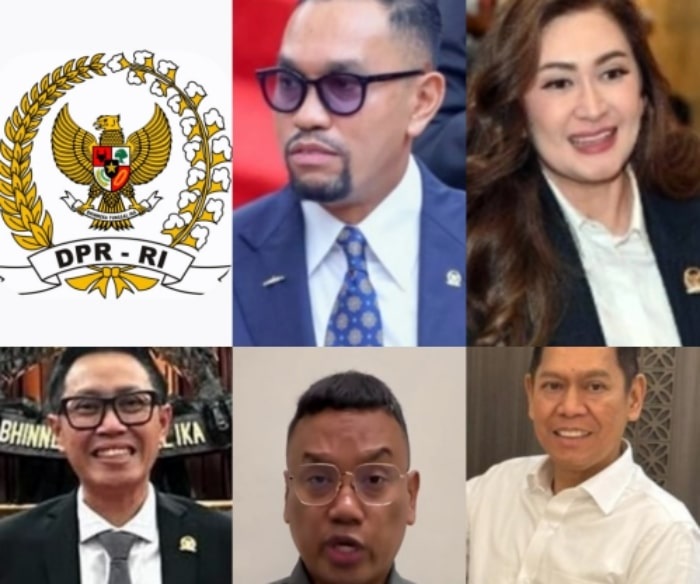 Lima Anggota DPR RI Dinonaktifkan.