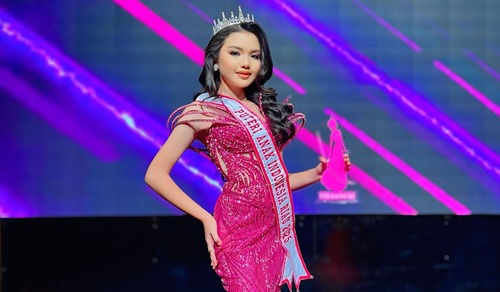 Rania Keiliyah Matridi, juara Puteri Anak Indonesia Riau 2025.(foto: sri/halloriau.com)