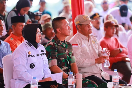 Menteri Pertanian (Mentan), Andi Amran Sulaiman saat berkunjung ke Kabupaten Siak, Rabu (23/7/2025)