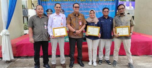 PetroChina Jambi raih penghargaan Platinum P2-HIV/AIDS Kemnaker RI.(foto: istimewa)