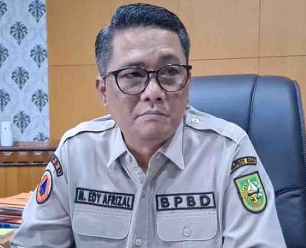 Kepala Badan Penanggulangan Bencana Daerah (BPBD) Riau, Edy Afrizal.