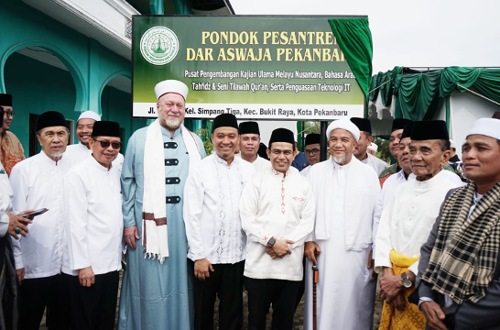 Pesantren Dar Aswaja Pekanbaru Dibangun di Jalan Labersa Pekanbaru.(foto: fitri/halloriau.com)