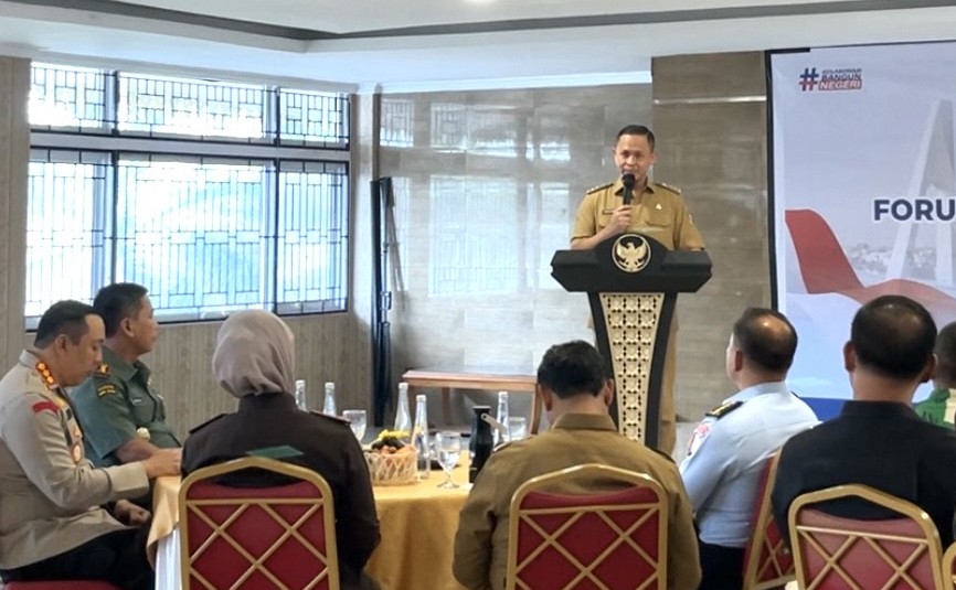 Wako Agung menyatakan Pekanbaru sudah siap antisipasi potensi banjir (foto/Tata)