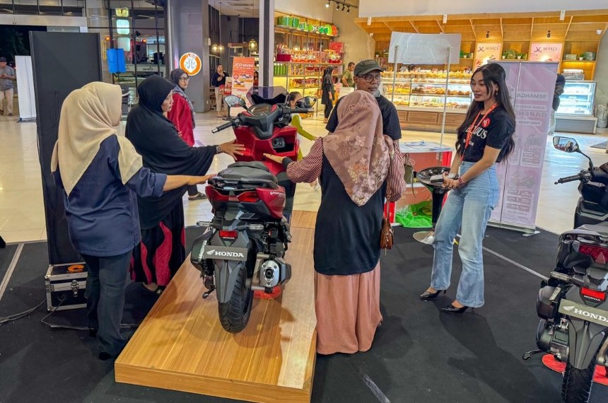 Honda exclusive at HEAT Show-Off Citimall Dumai diserbu pengunjung (foto/ist)