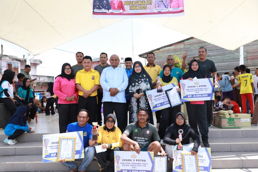 Festival hadroh dan tabligh akbar meriahkan peringatan Maulid Nabi di Sungai Apit (foto/diana)
