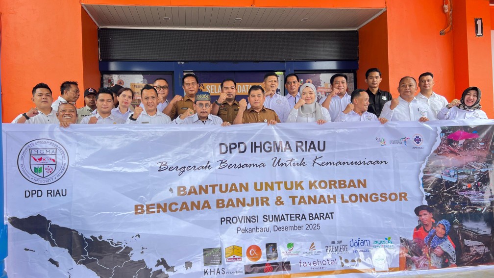 IHGMA Riau kirim lima mobil bantuan untuk korban bencana di Aceh, Sumbar, dan Sumut (foto/ist)