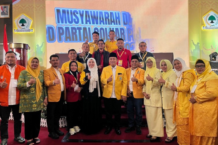 Yulisman resmi terpilih sebagai Ketua DPD Partai Golkar Provinsi Riau periode 2025–2030 (foto/Yuni)