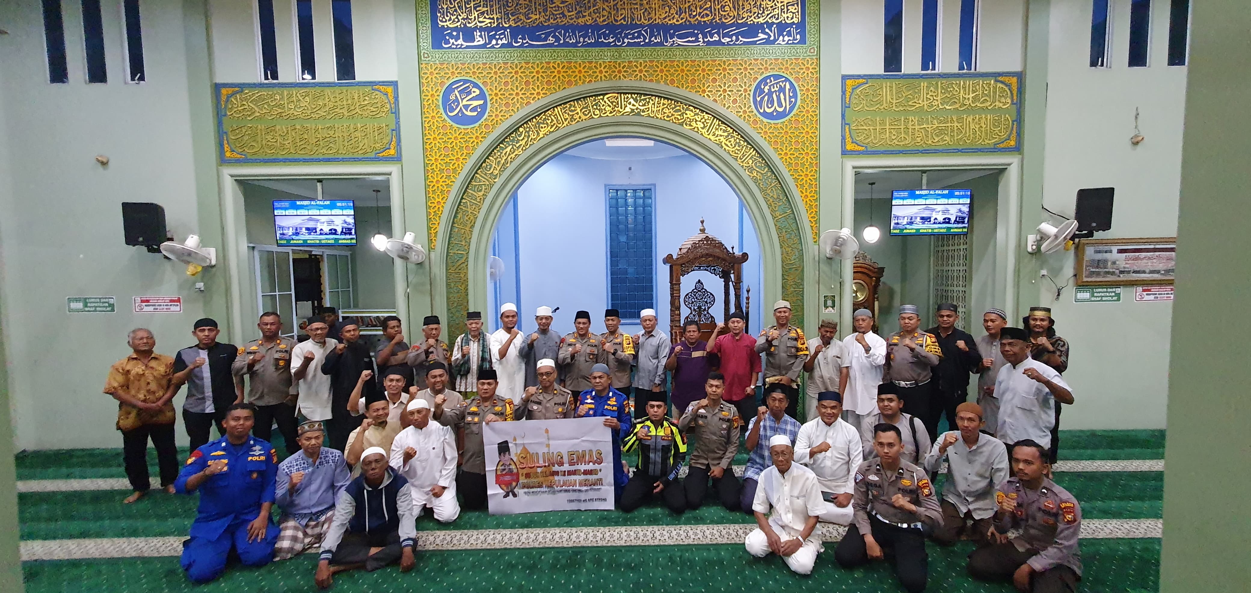 AKBP Kurnia Setyawan SH SIk, Pejabat Kapolres Kepulauan Meranti yang baru ikut program Suling Emas perdana