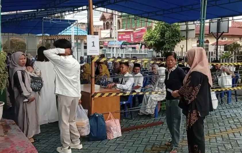 Tingginya antusiasme kunjungan Lebaran di Lapas Pekanbaru (foto/int)