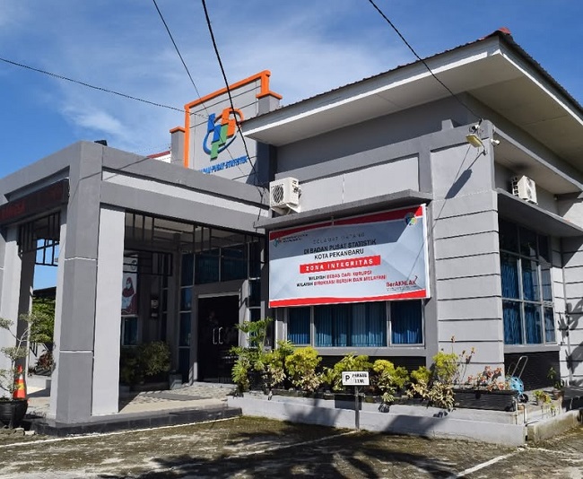 Gedung Badan Pusat Statistik (BPS) Kota Pekanbaru.