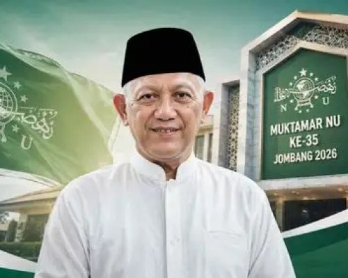 KH Abdul Hakim Mahfudz atau Gus Kikin sebagai Ketua Umum PBNU periode 2026-2031