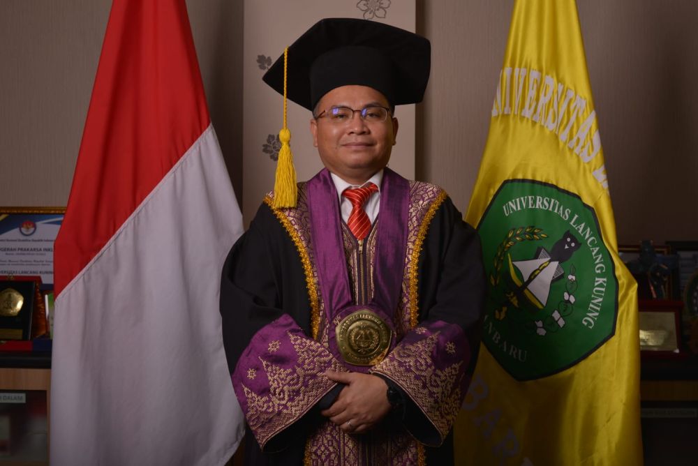 Rektor Unilak, Prof Junaidi apresiasi Walikota Pekanbaru, Agung atas beasiswa disabilitas (foto/MCRiau)