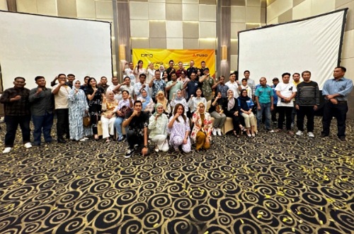 Kegiatan FUSO Promo 55th di Pekanbaru.(foto: istimewa)