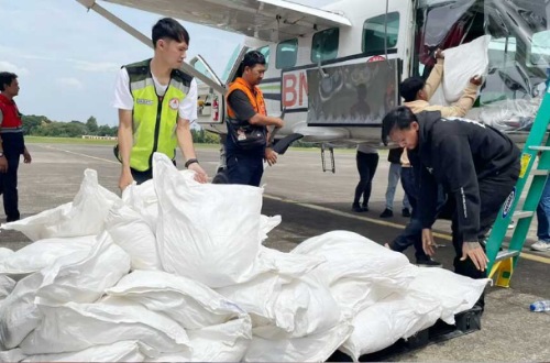 Proses penyemaian garam untuk OMC.(ilustrasi/int)