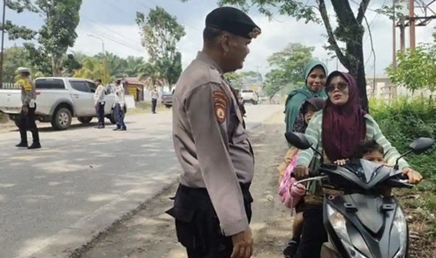 Kapolres Kuansing, AKBP Hidayat larang polisi kejar pelanggar lalu lintas selama Ops Keselamatan 2026 (foto/ist)