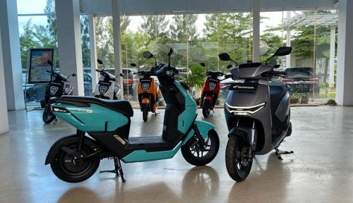 Varian motor listrik Honda, CUV e: dan EM1 e:.(foto: int)