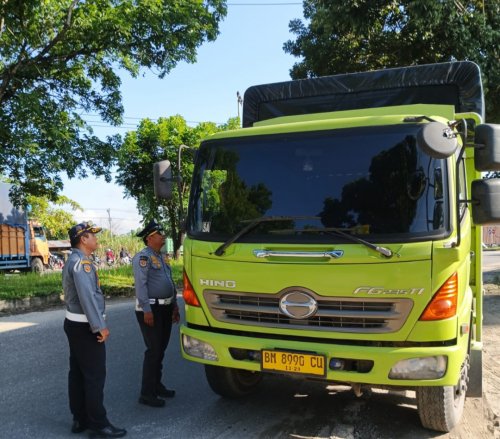 Truk ODOL masih nekat masuk kota, Dishub Pekanbaru perketat pengawasan (foto/ist)