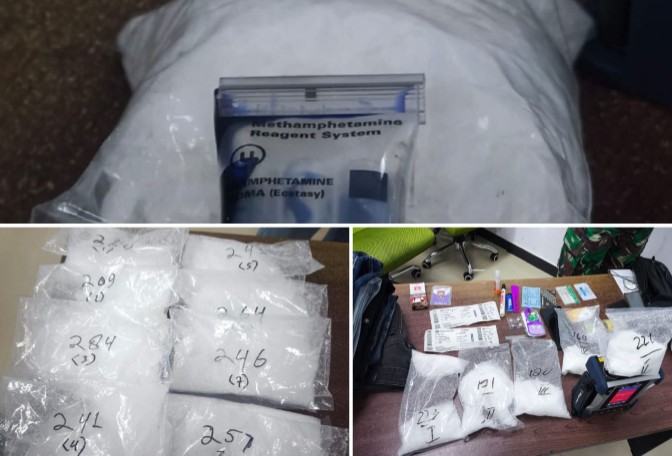 Bandara SSK II Pekanbaru mengagalkan dua kali penyelundupan sabu dalam dua hari (foto/ist)