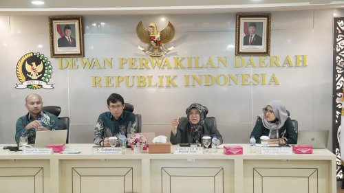 Bupati Siak, Afni kritisi ketimpangan fiskal DBH Migas di DPD RI (foto/int)