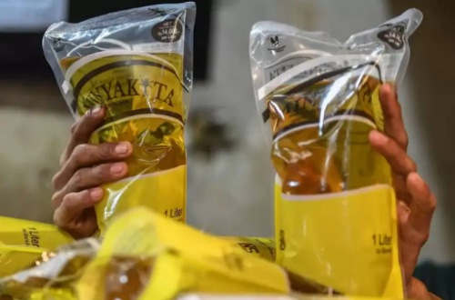 Pedagang Minyakita di Kampar sudah lama jual di atas HET.(ilustrasi/int)