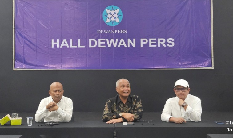 Akhmad Munir umumkan susunan pengurus lengkap PWI Pusat 2025–2030 (foto/ist)