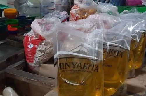 Pedagang Minyakita disanksi administratif jika tetap jual di atas HET.(foto: int)