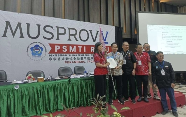 Hasil Musprov V, Lindawati terpilih menjadi Ketua PSMTI Riau Periode 2026–2030 (foto/rri)