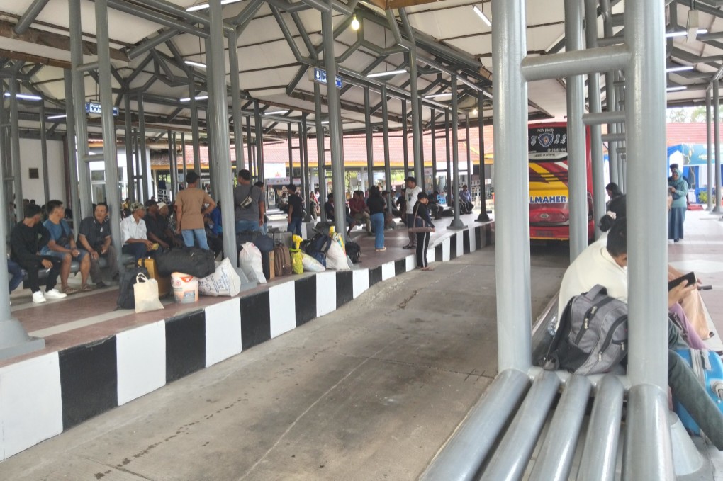 Terminal BRPS Pekanbaru catat lonjakan penumpang pada periode Nataru 2026 (foto/dini)
