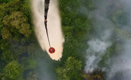 Ilustrasi udara Siak tak sehat hingga sangat tidak sehat diduga imbas Karhutla (foto/int)