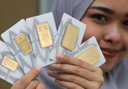Ilustrasi harga emas Antam di Pekanbaru melejit (foto/int)