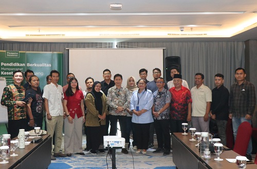 Kegiatan Capacity Building Tanoto Foundation bersama Jurnalis Pekanbaru.(foto: barkah/halloriau.com)