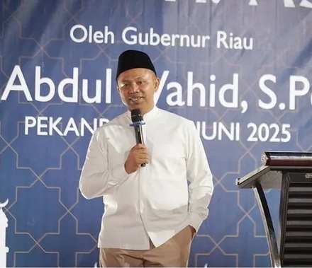 Gubernur Riau Abdul Wahid.
