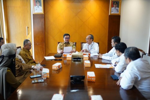 Audiensi Pemprov Riau dan BPS, matangkan persiapan data KIP Kuliah (foto/int)
