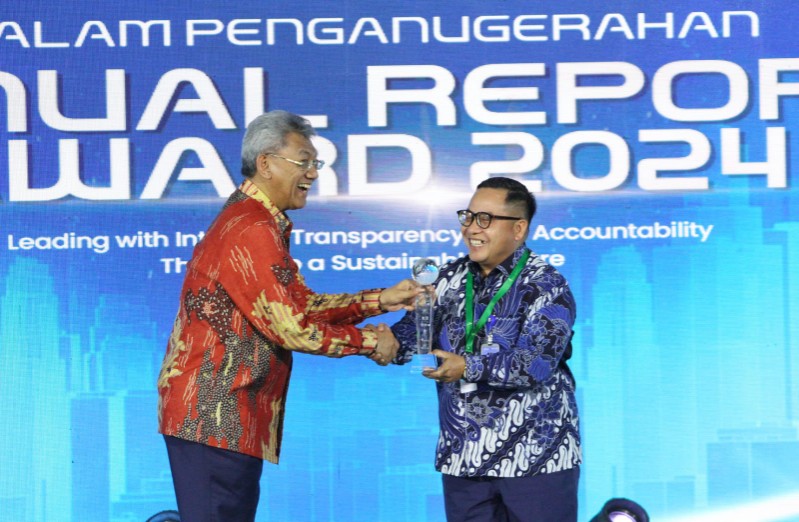 Jamkrindo meraih Juara ARA 2024 untuk Kategori BUMN Non-Publik Keuangan (foto/ist)
