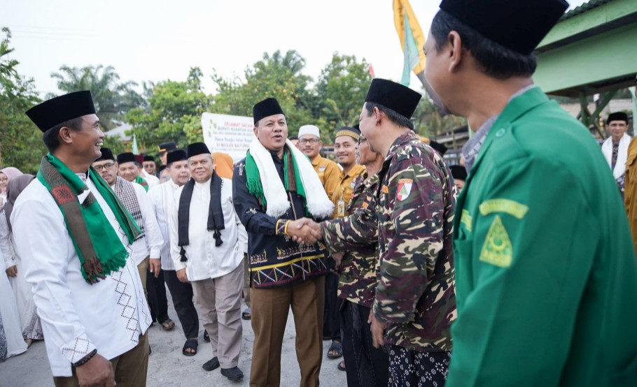 Bupati Kuansing, Suhardiman Amby sebut kecamatan yang realisasi pajaknya tinggi akan jadi prioritas pembangunan (foto/ultra)