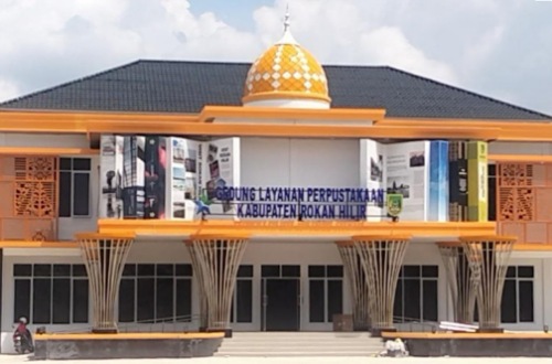 Perpustakaan Rohil.(foto: afrizal/halloriau.com)