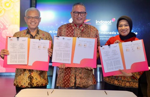 Kolaborasi Indosat-Kemnaker buka jalan baru pekerja Indonesia kuasai AI.(foto: istimewa)