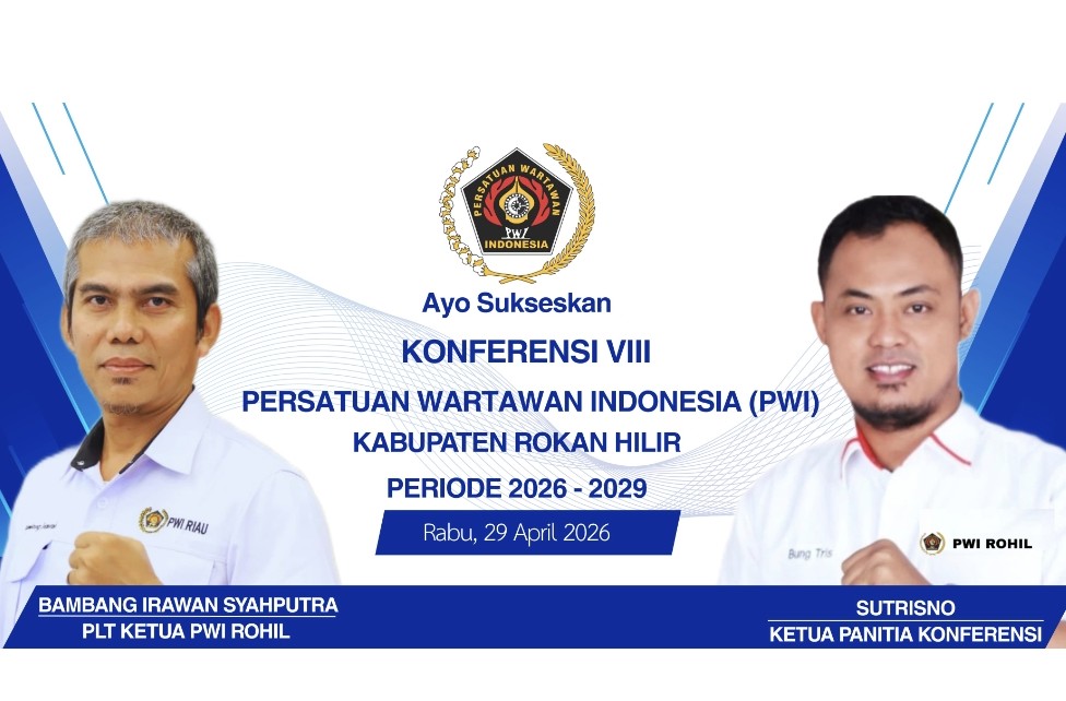 Panitia Konferkab PWI Rohil VIII membuka pendaftaran calon ketua (foto/Afrizal)