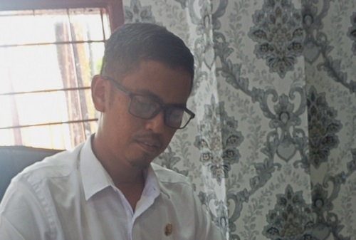 Kabid Pembangunan Jalan dan Jembatan Dinas PUPR Rohil, Abdul Halim.(foto: afrizal/halloriau.com)
