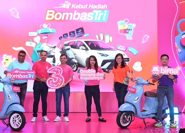 Tri kembali menghadirkan program Kebut Hadiah BombasTri, sebagai bentuk apresiasi kepada pelanggan setia. 