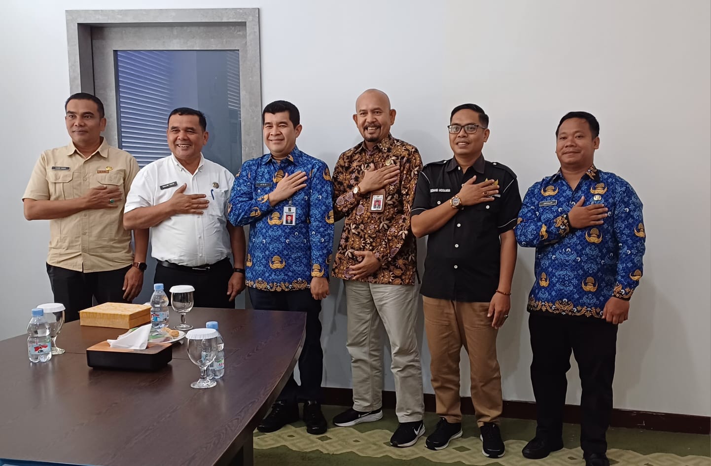 Tim KI Riau visit ke PPID Pemkab Kampar (foto/ist)