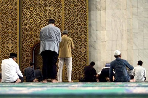 Adab di dalam Masjid.(ilustrasi/int)
