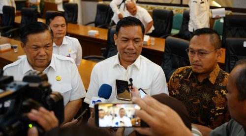 Direktur Koordinasi Supervisi Wilayah I KPK RI, Agung Yudha Wibowo.(foto: mcr)