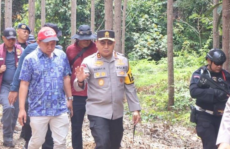 Kapolda Riau, Irjen Herry tegaskan negara tak boleh kalah dari kejahatan perburuan satwa (foto/int)