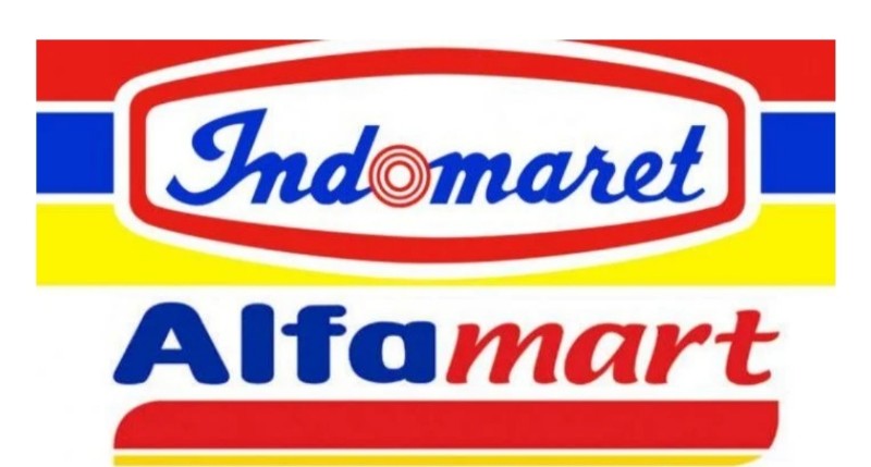 Ilustrasi Indomaret dan Alfamart