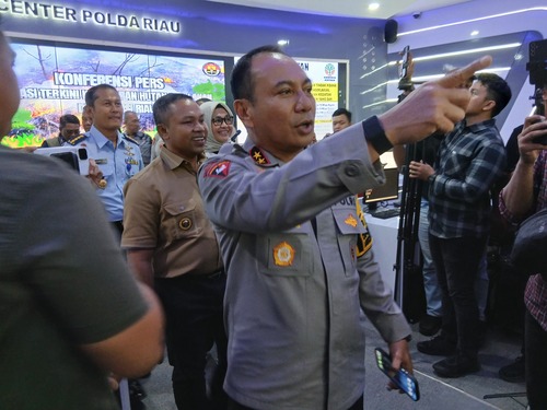 Kapolda Riau Irjen Herry Irawan. (Foto: Rafli Khulafaur Akbar)